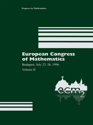 cover image of European Congress of Mathematics